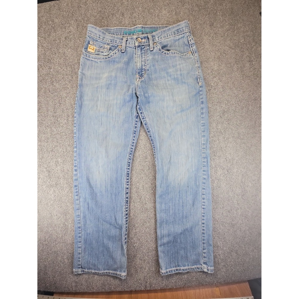 Cinch Grant Jeans Mens 31 X 30 (Measures 32 X 29)Blue Medium Wash Denim 1755